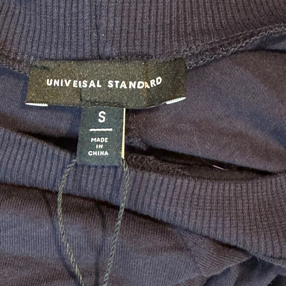 NEW Universal Standard Carrea Relaxed Liquid Jersey Dress Navy Blue Size 14-16 - Picture 7 of 8